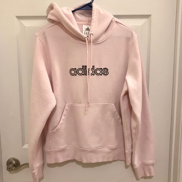 baby pink adidas sweatshirt